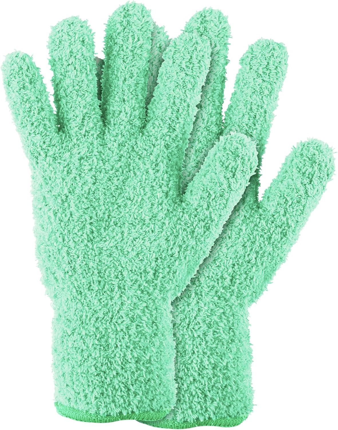 Gant microfibre - MicroCleanGlove™ - Vert Eau - Mon Idéeal Nettoyage